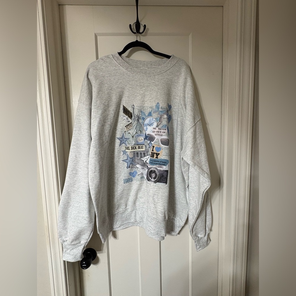 Girl Tribe Taylor Swift Inspired Graphic Crewneck Sweatshirt